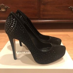 BCBG Edith Platform Embellished Heel